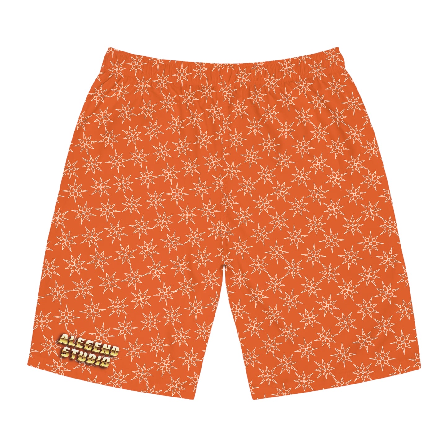 Money Pockets Orange Board Shorts
