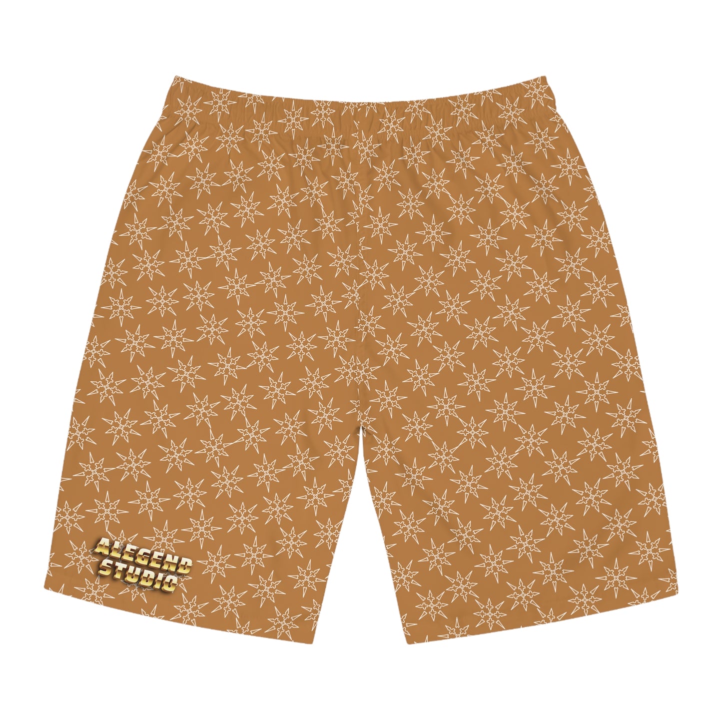 Money Pockets brown Board Shorts