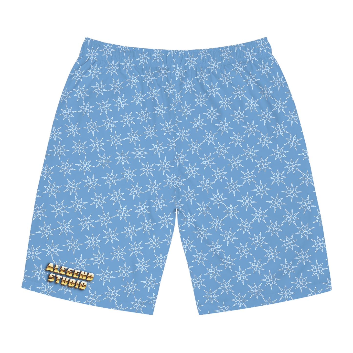 Money Pockets Light Blue Board Shorts