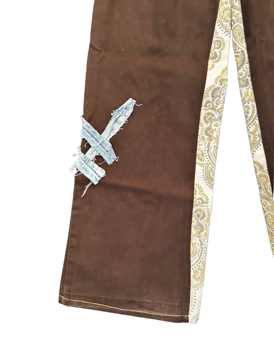 Distressed Fence Baggy Pants 1de1