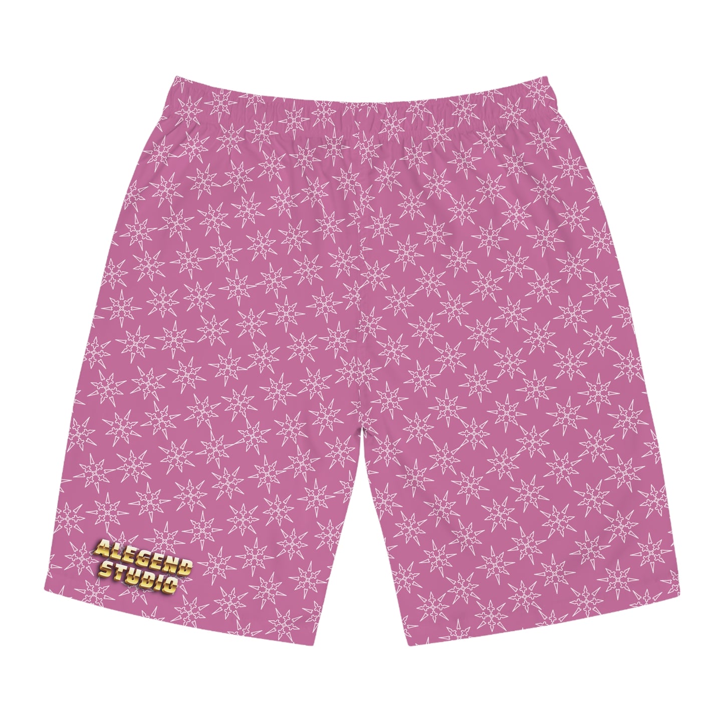 Money Pockets Pink Board Shorts