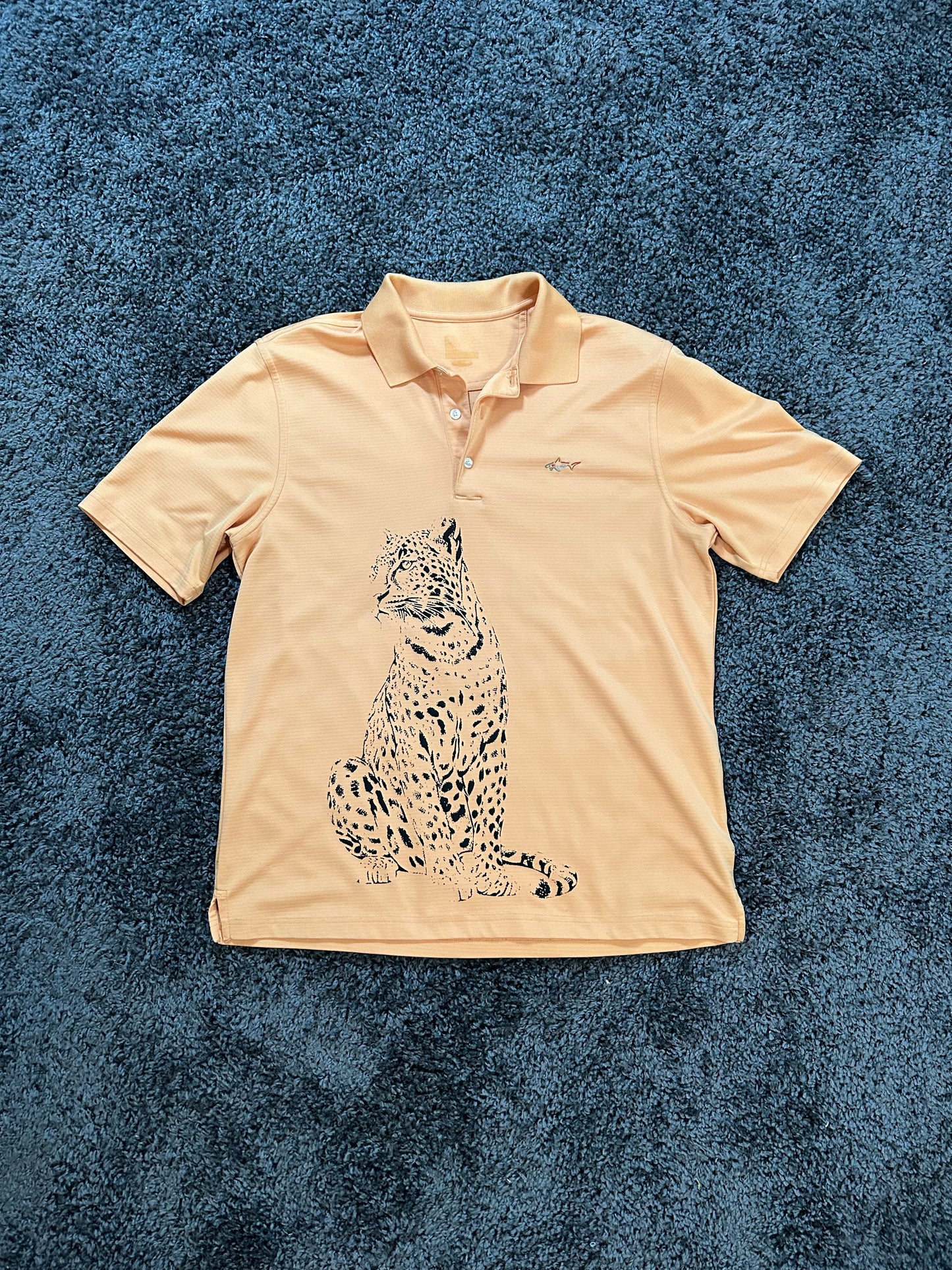 Cheetah Print Sporty Polo