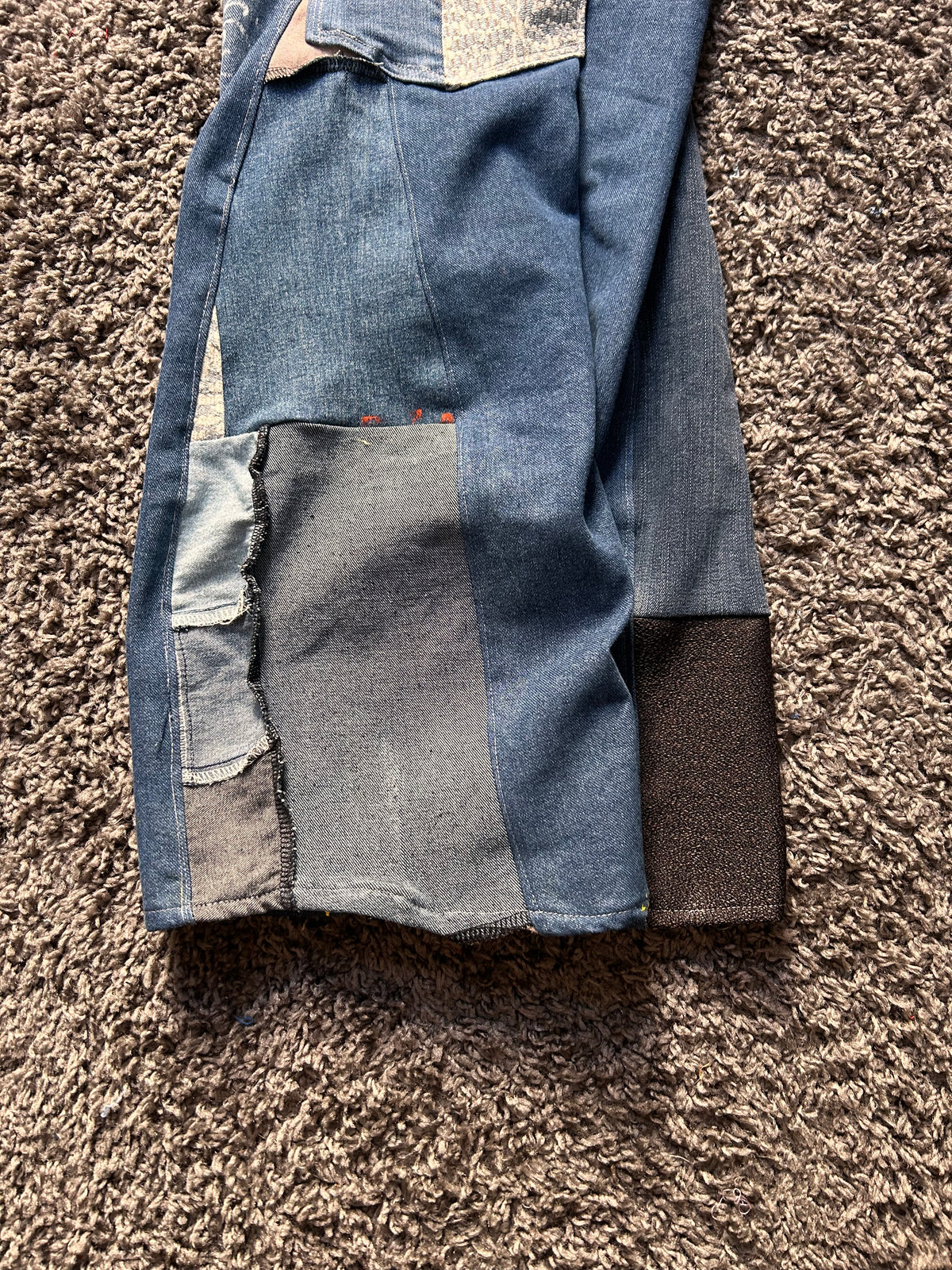 Reconstructed Old Navy Patchwork Jeans | Graffiti edition