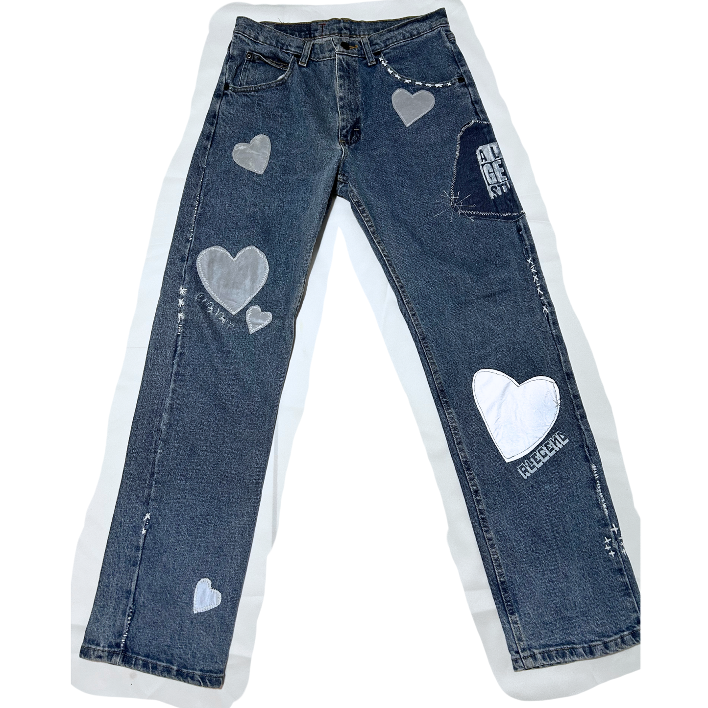 "Reflective Heart" Jeans