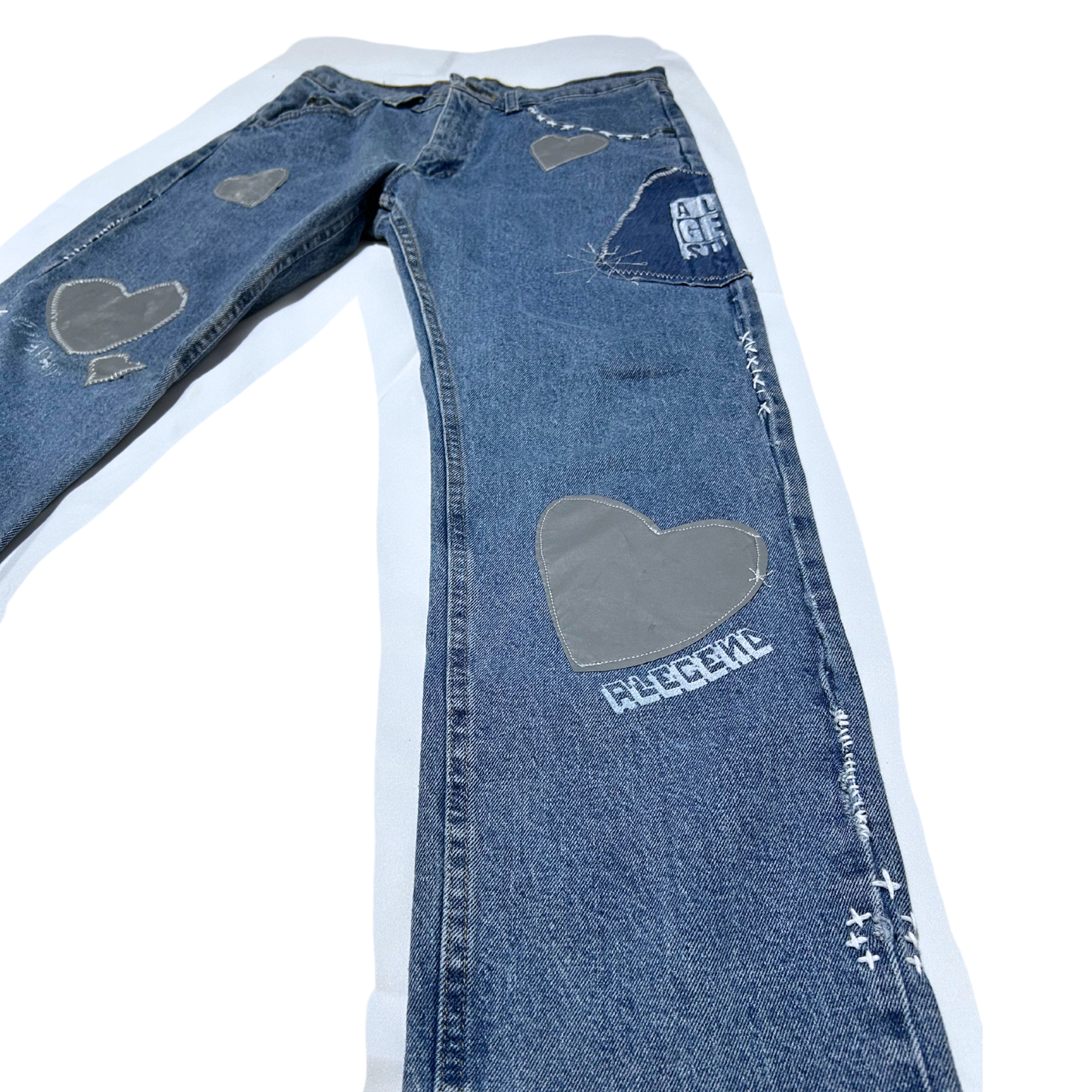 "Reflective Heart" Jeans