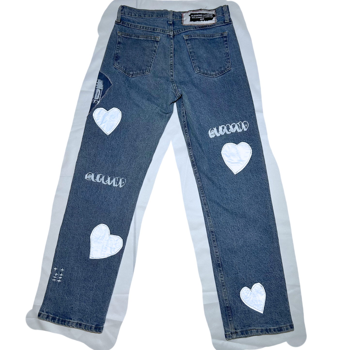 "Reflective Heart" Jeans
