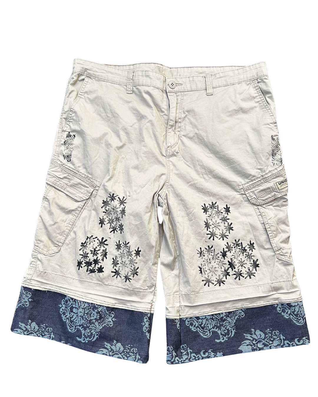 "Trabajando con la brujula" 3Qtr (Wide Leg Capris) Custom 1de1