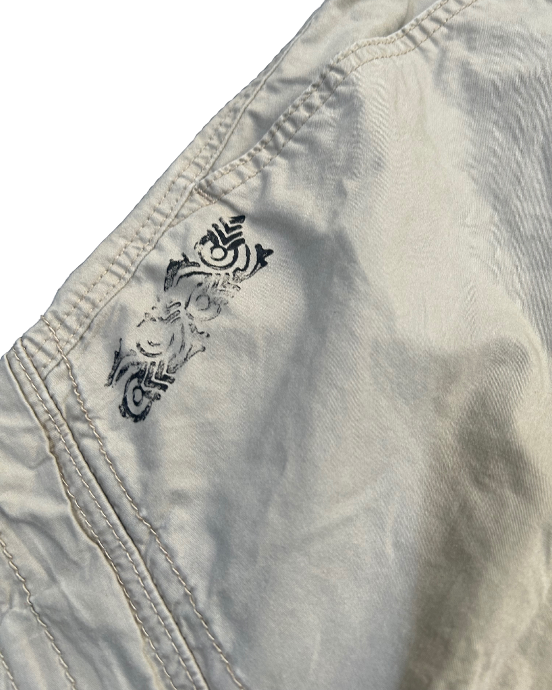 "Trabajando con la brujula" 3Qtr (Wide Leg Capris) Custom 1de1