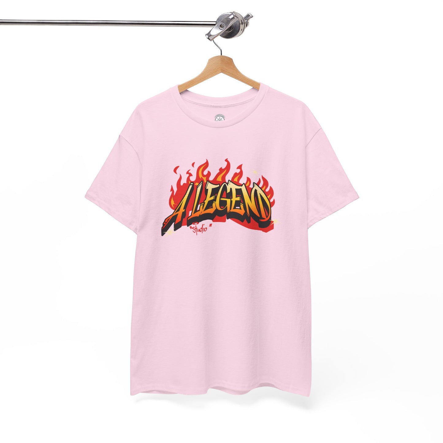 Flaming "Alegend" Tag