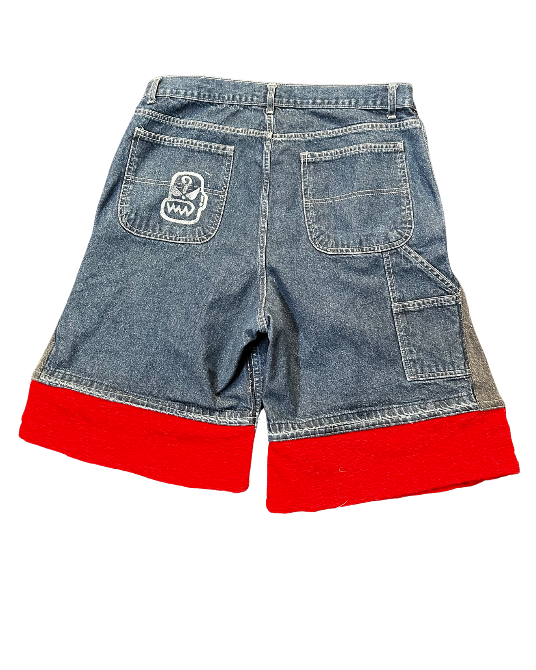 3Qtr Shorts Red Baggy Jorts