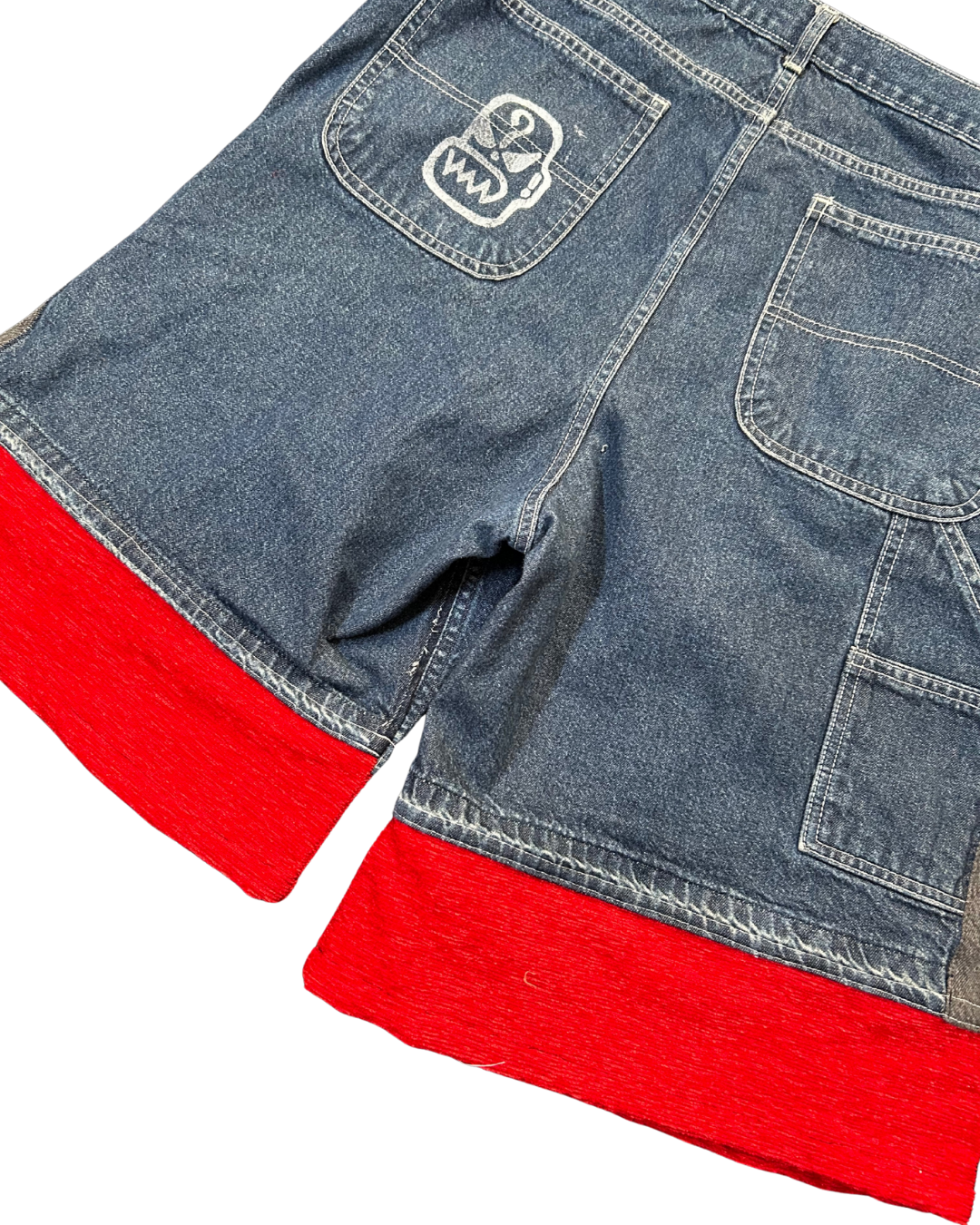 3Qtr Shorts Red Baggy Jorts