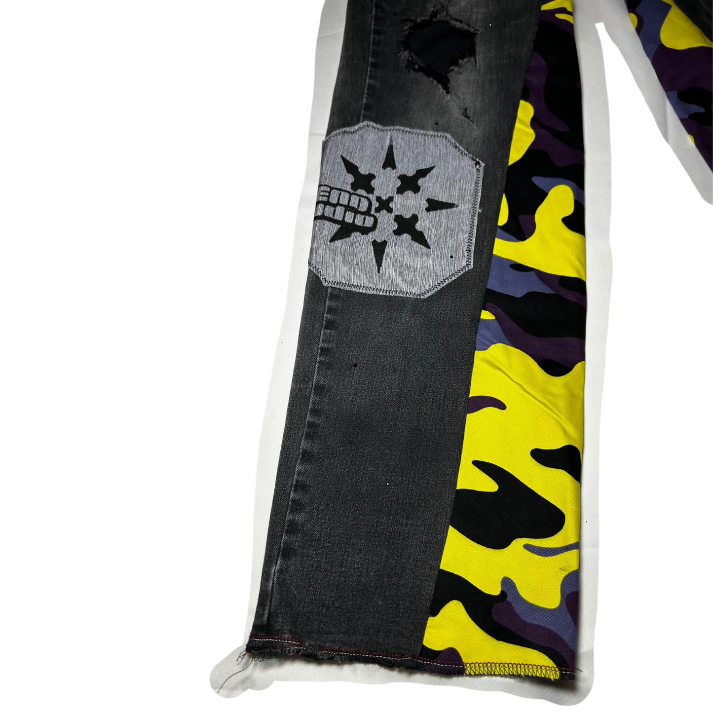 Yellow/ Purple Camo (Puente) Custom Denim