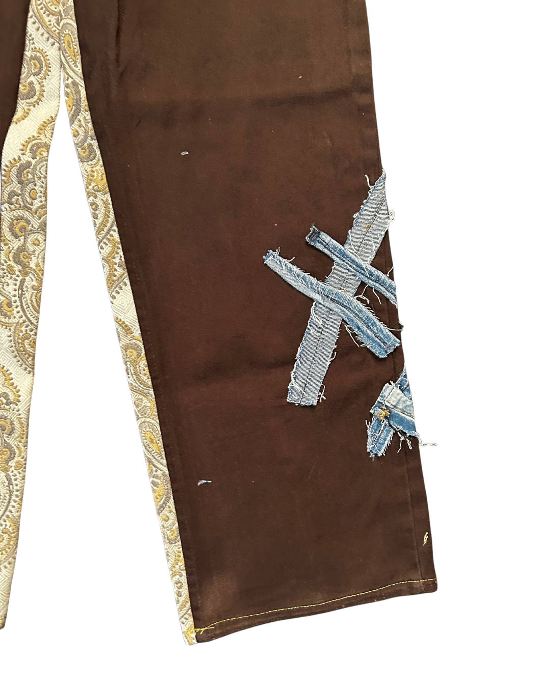 Distressed Fence Baggy Pants 1de1