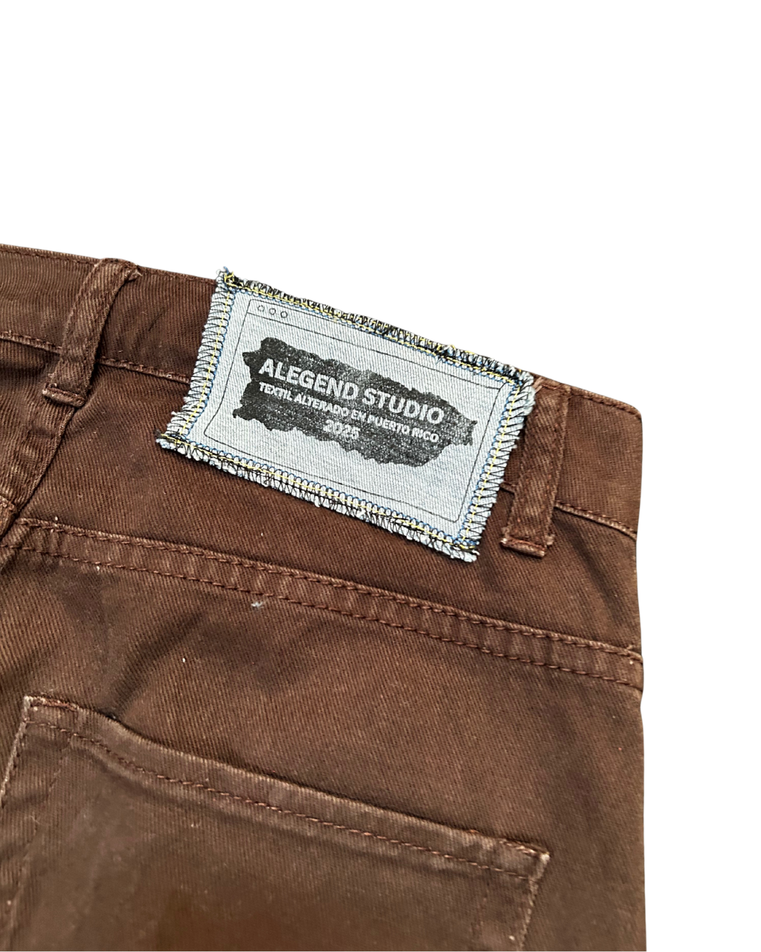 Distressed Fence Baggy Pants 1de1