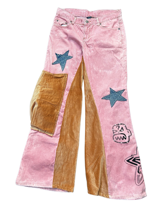 Corduroy Baggy Big Pocket Pants