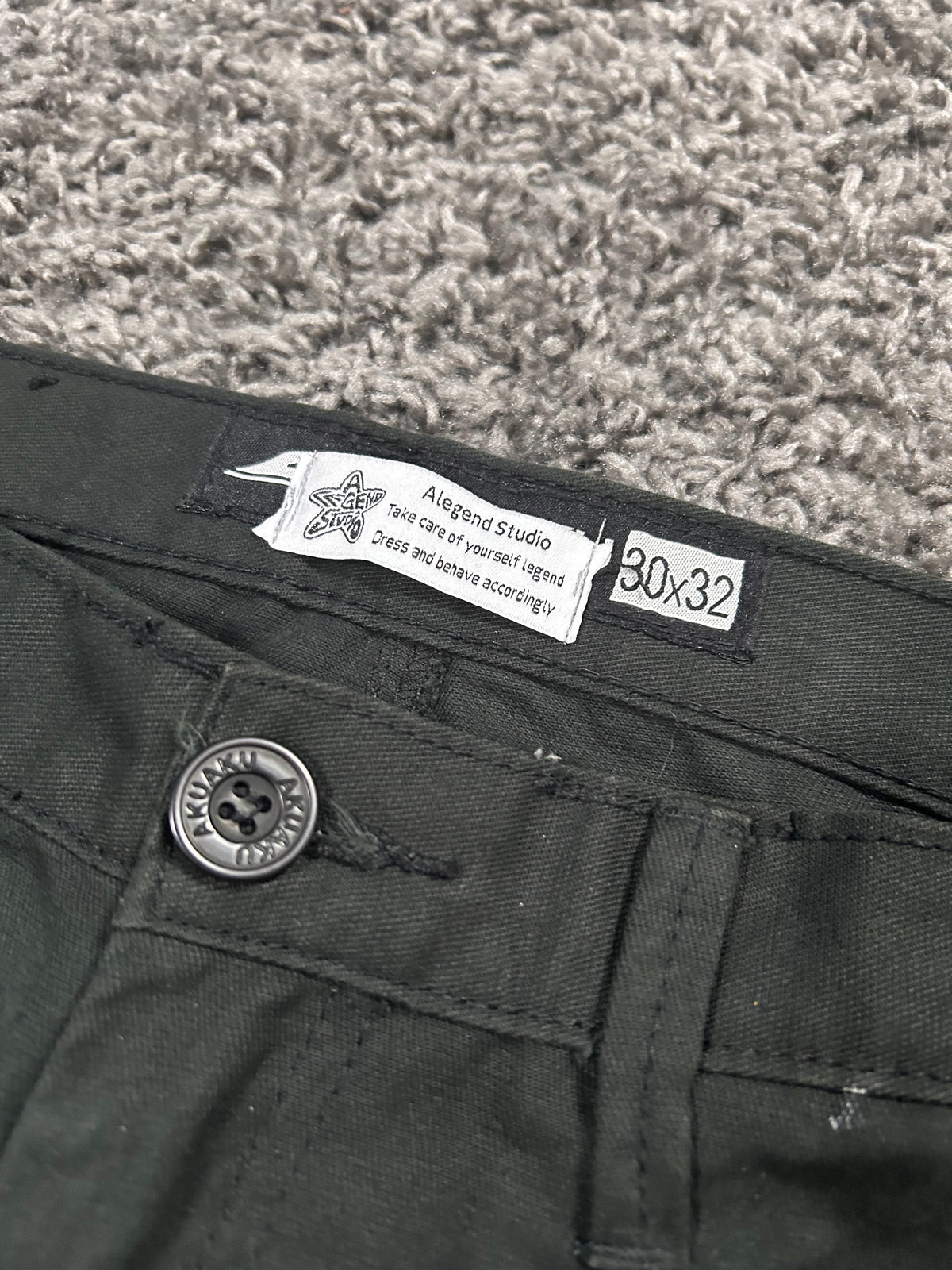 Vejigante Upcycled Gaucho 3/4 Jorts – Black