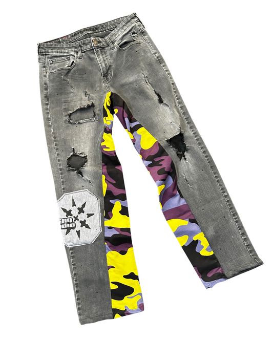 Stamp Camo Baggy Pants 1de1