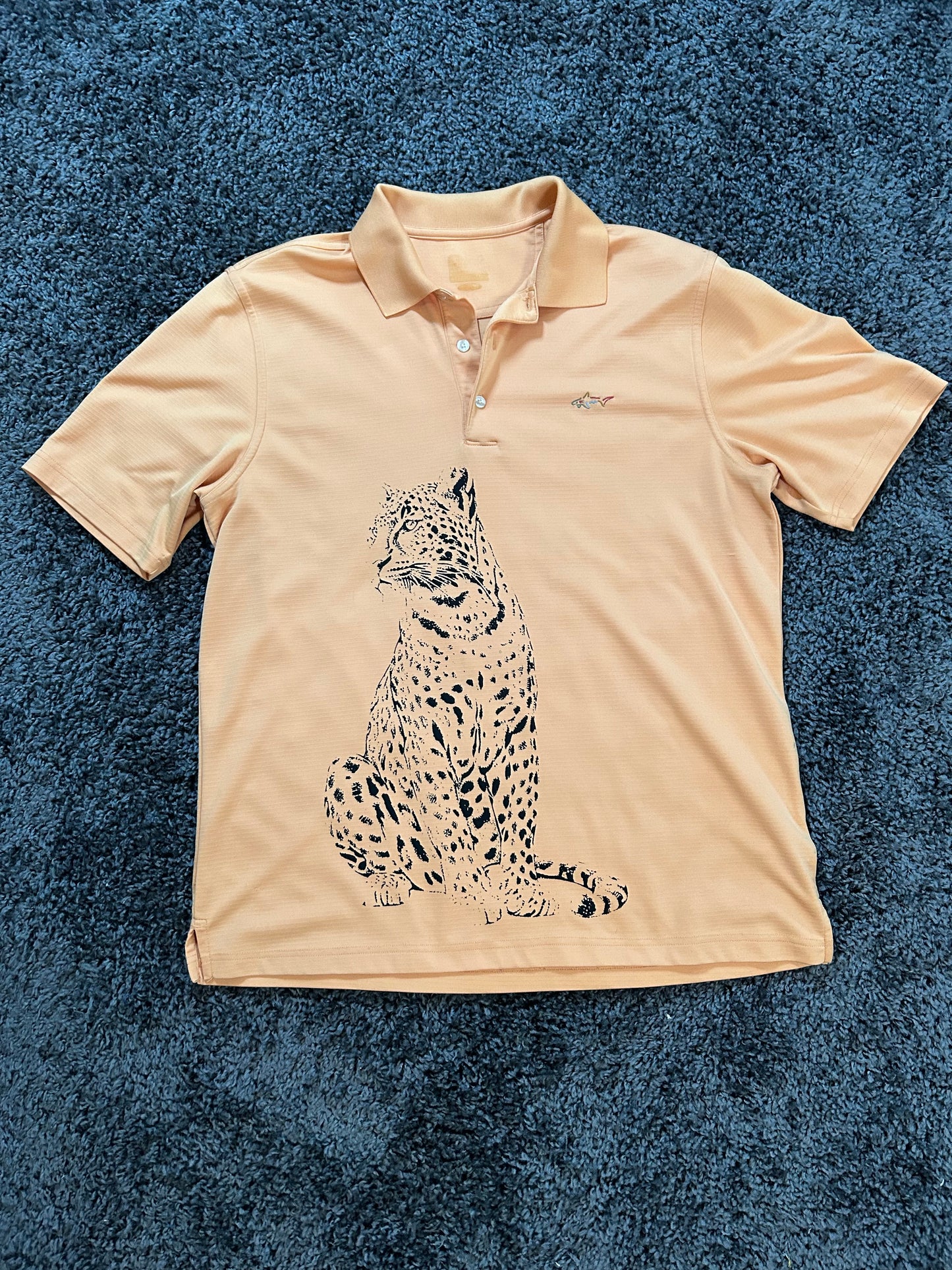Cheetah Print Sporty Polo