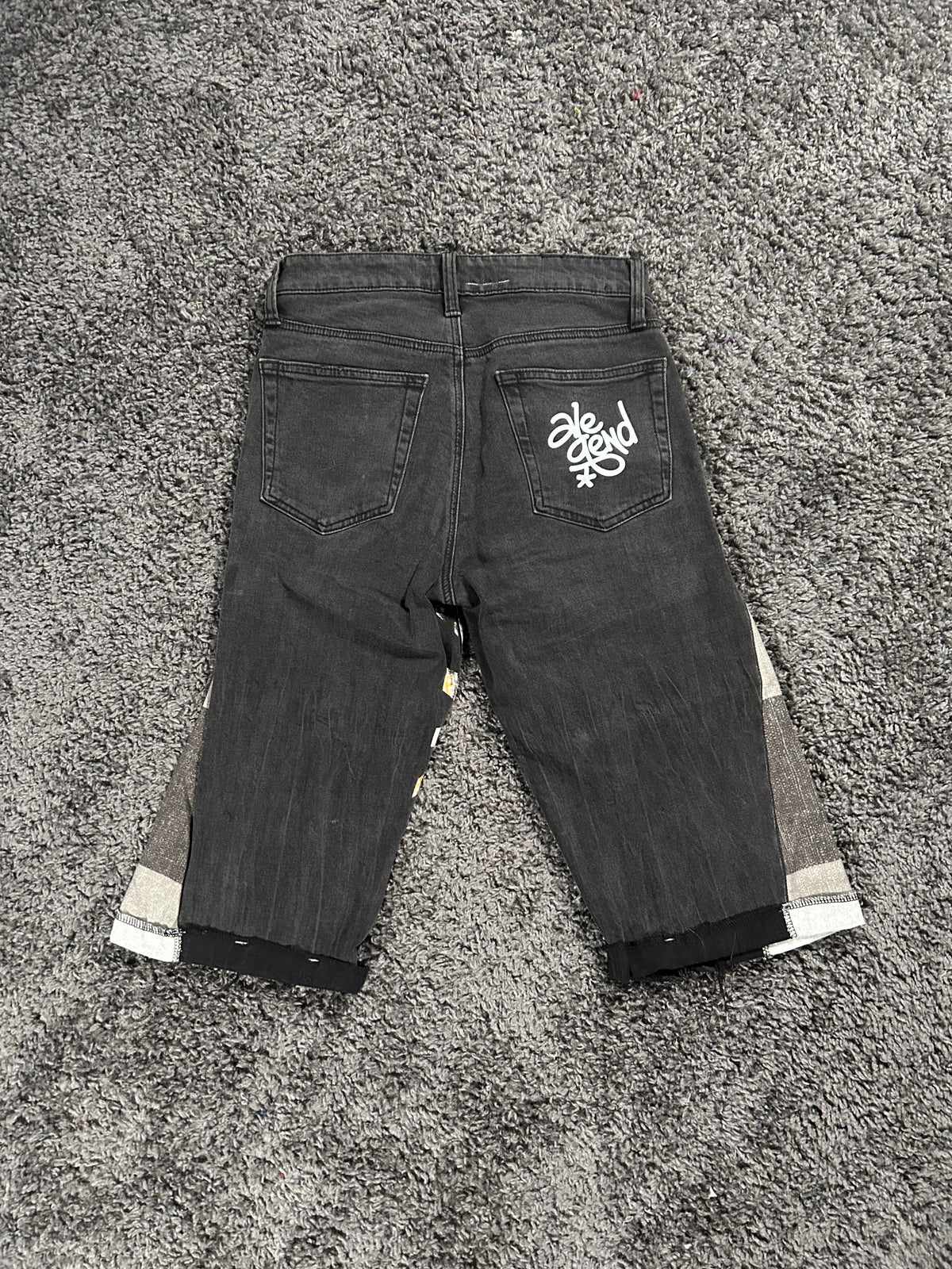 Vejigante Upcycled Gaucho Jorts – embroidered and printed