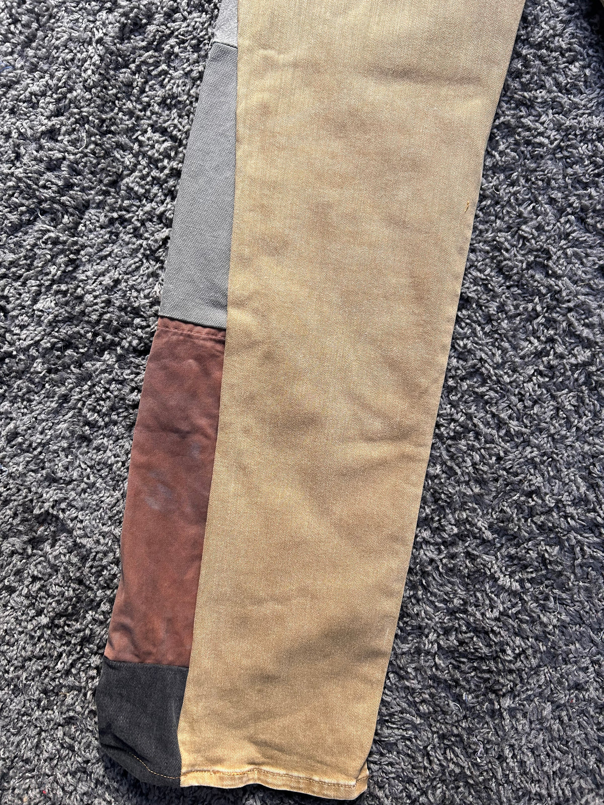 Patchwork Screenprint khakis