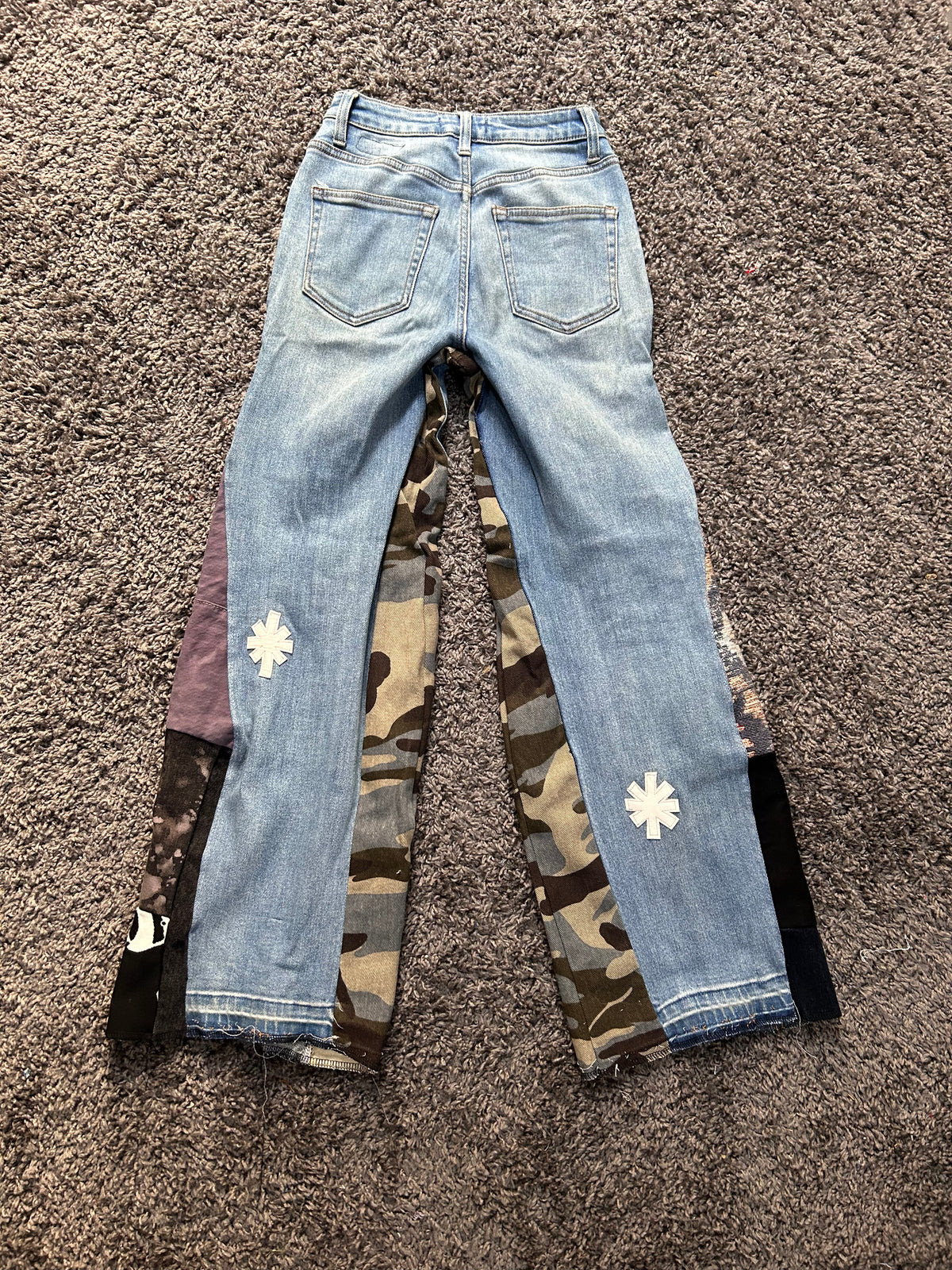 Upcycled Reconstructed Patchwork Denim