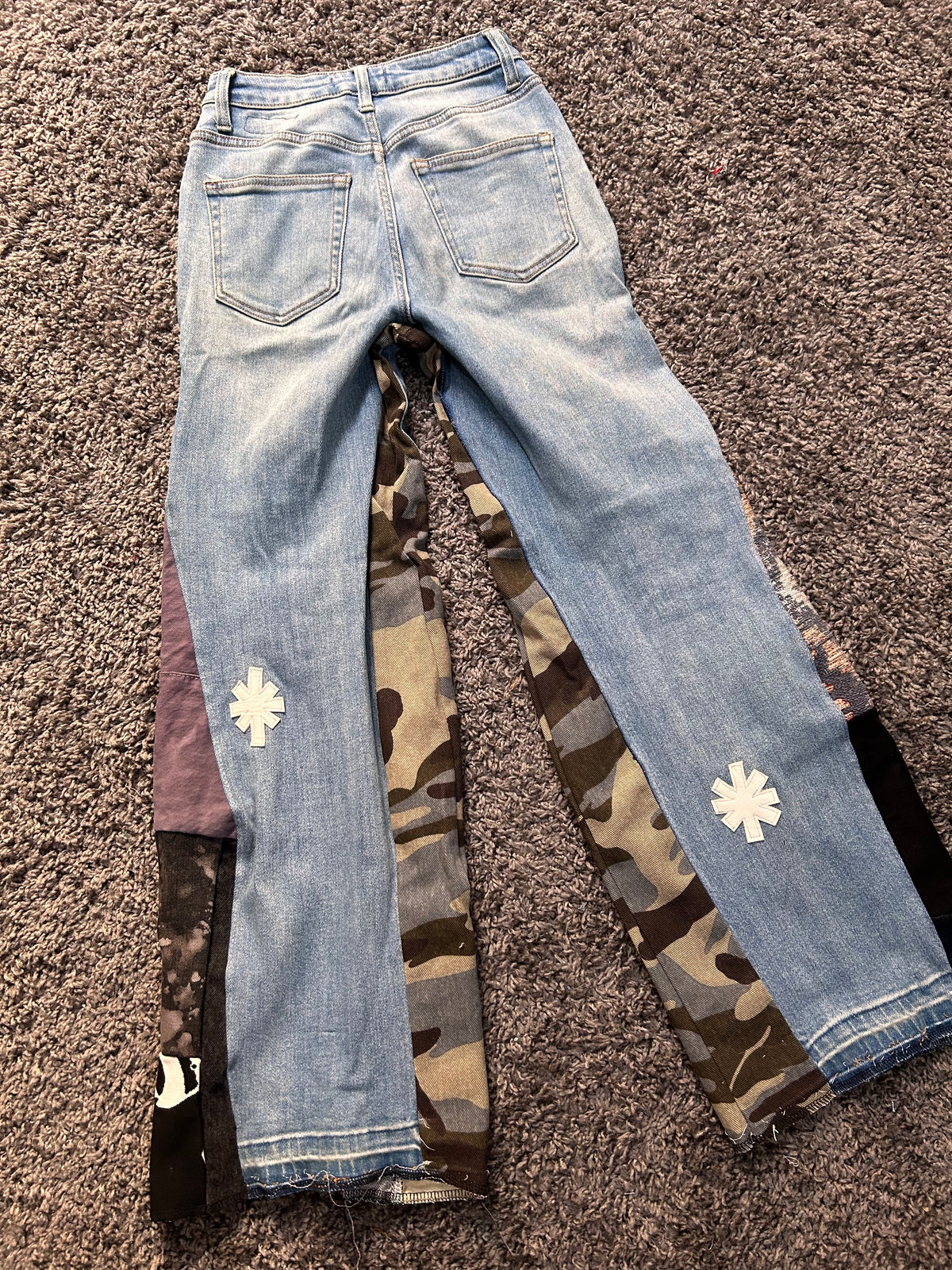 Upcycled Reconstructed Patchwork Denim