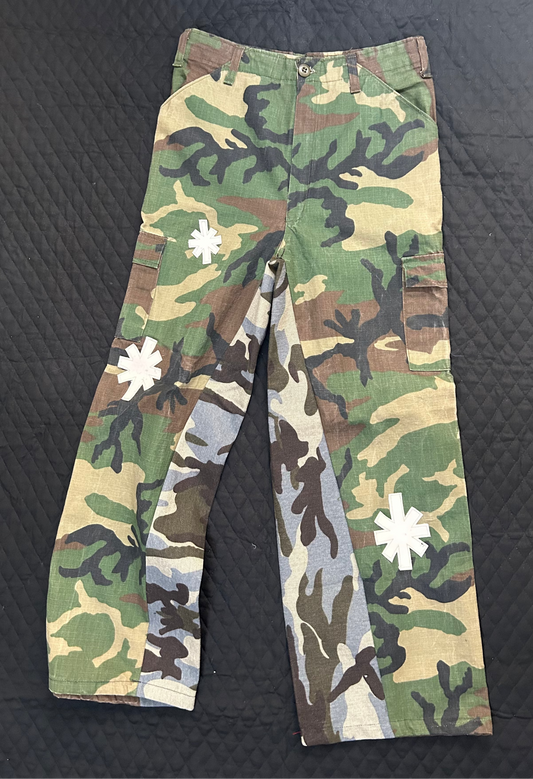 Camo Compass Patch Jeans .002