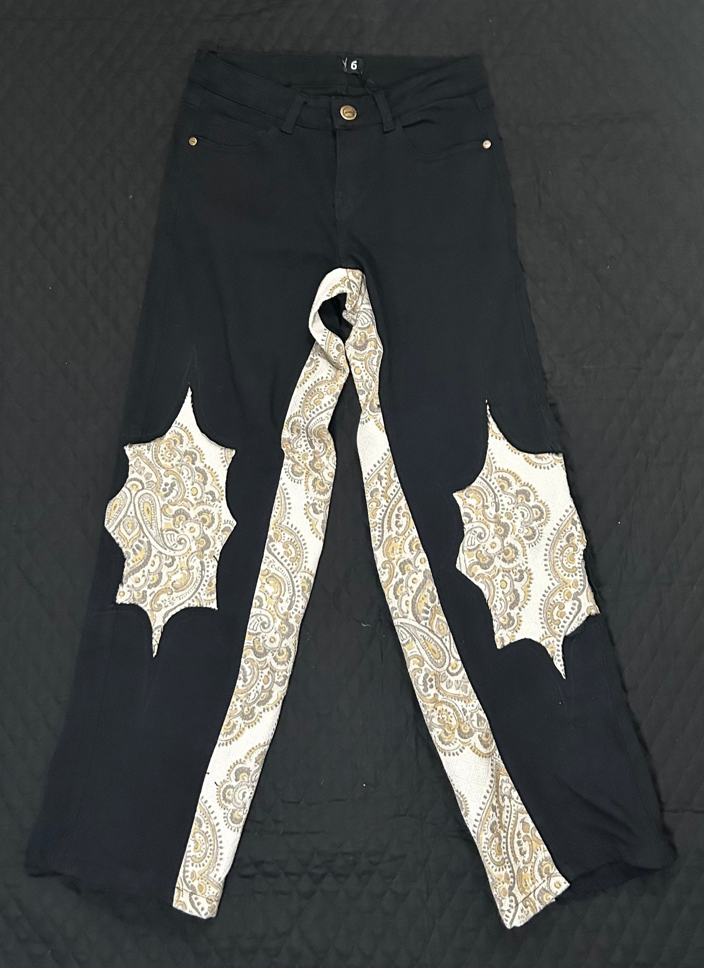 Compass Knee Patch Baggy Jeans .004