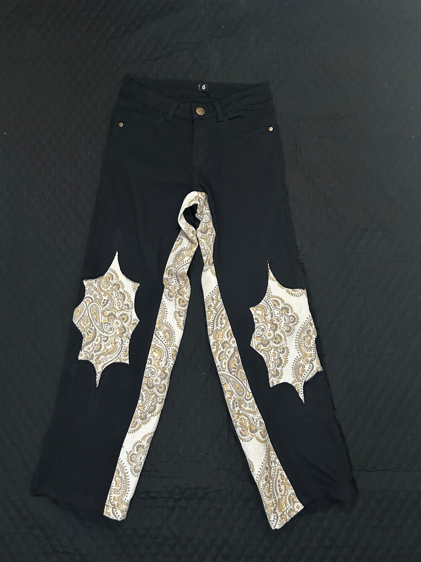 Compass Knee Patch Baggy Jeans .004