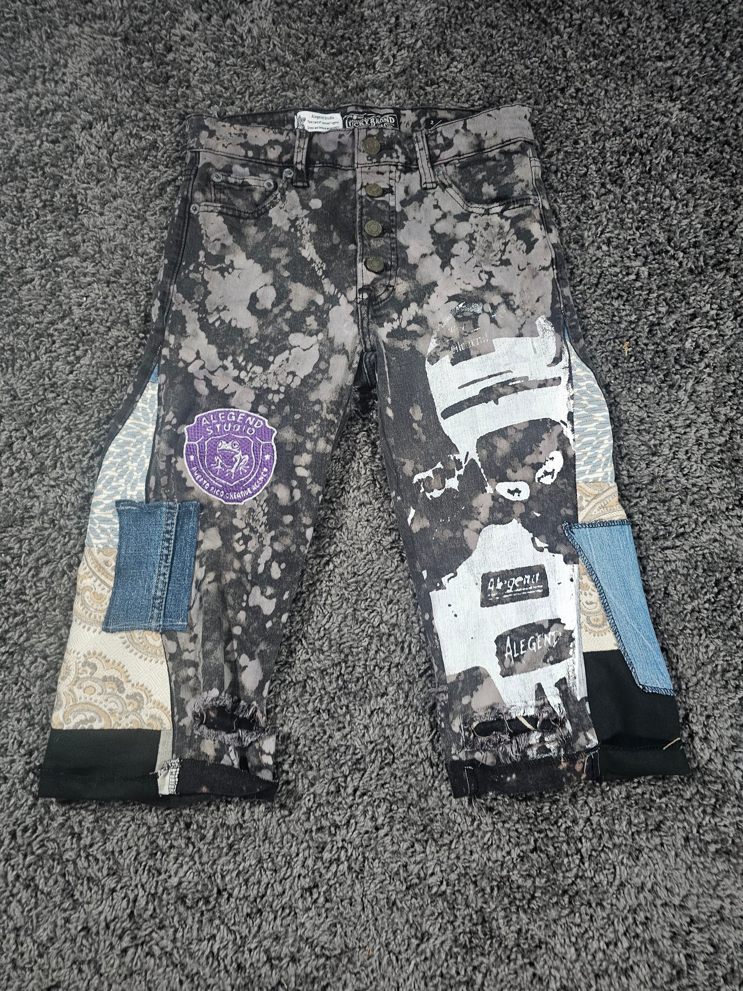Speed Demon Gaucho 3/4 Jeans Extra Pockets