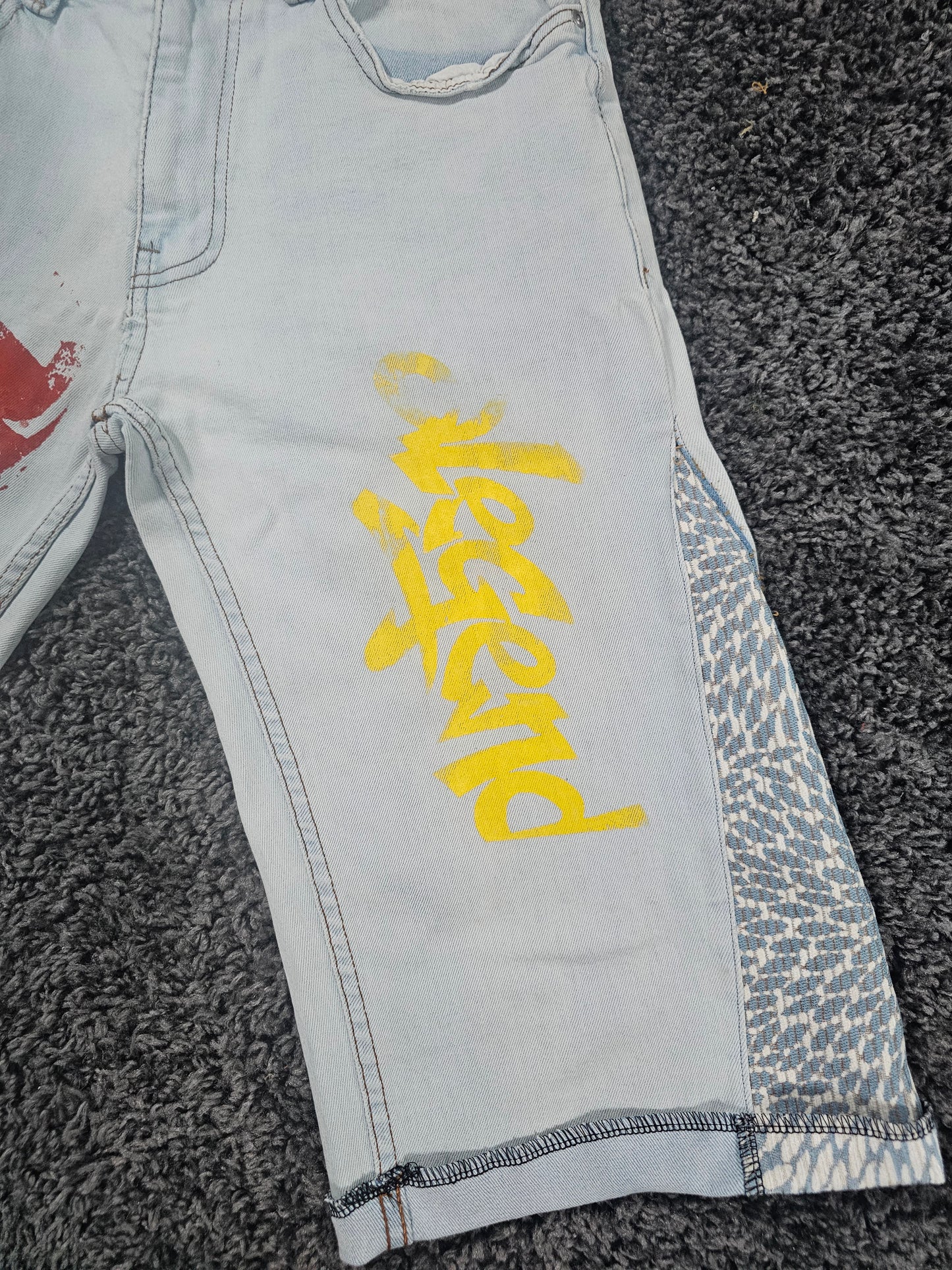Wrong Turn Upcycled Gaucho 3/4 Jeans