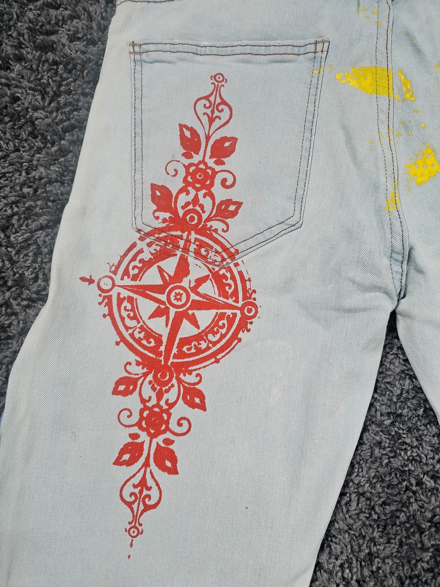 Wrong Turn Upcycled Gaucho 3/4 Jeans