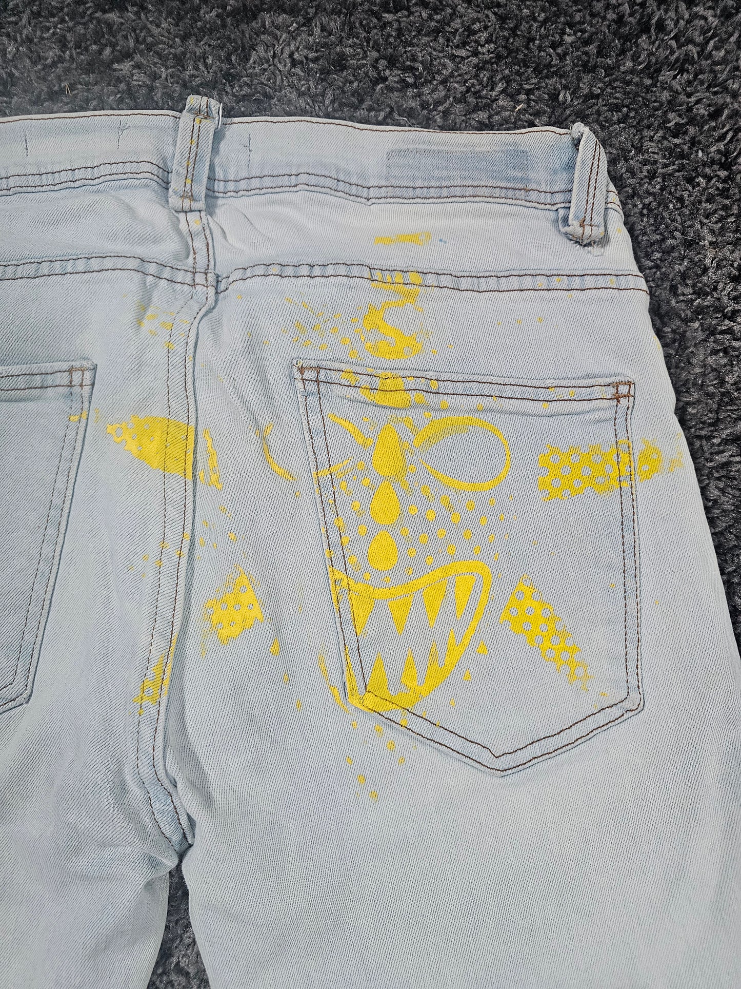 Wrong Turn Upcycled Gaucho 3/4 Jeans