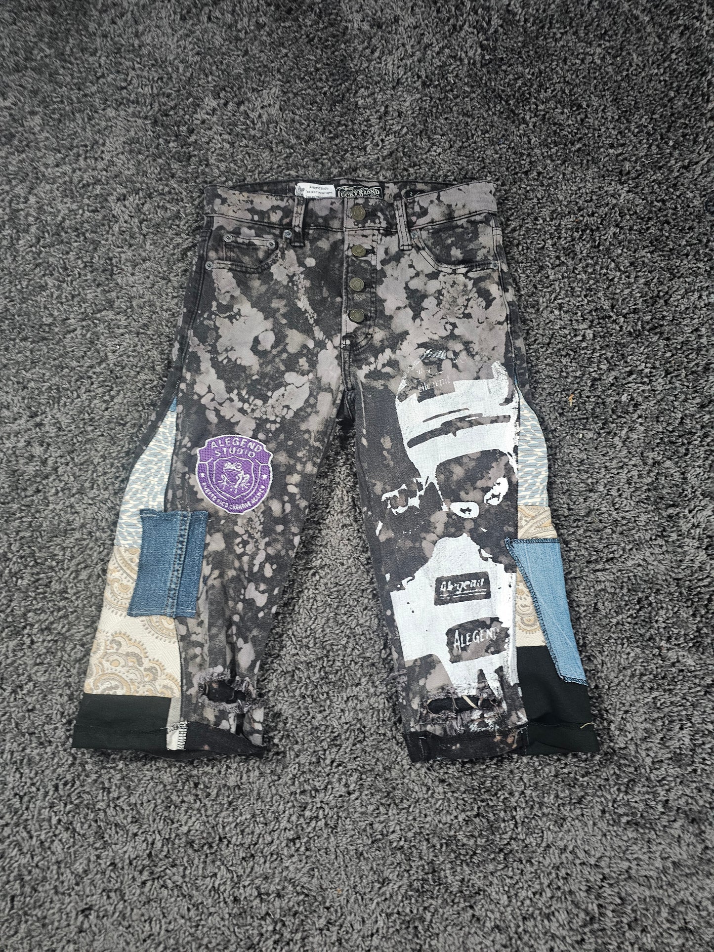 Speed Demon Gaucho 3/4 Jeans Extra Pockets